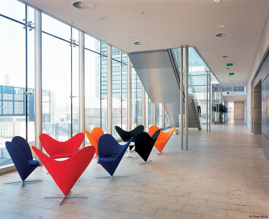 Heart Cone chairs by Verner Panton
